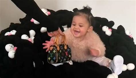 kylie jenner baby louis vuitton bag